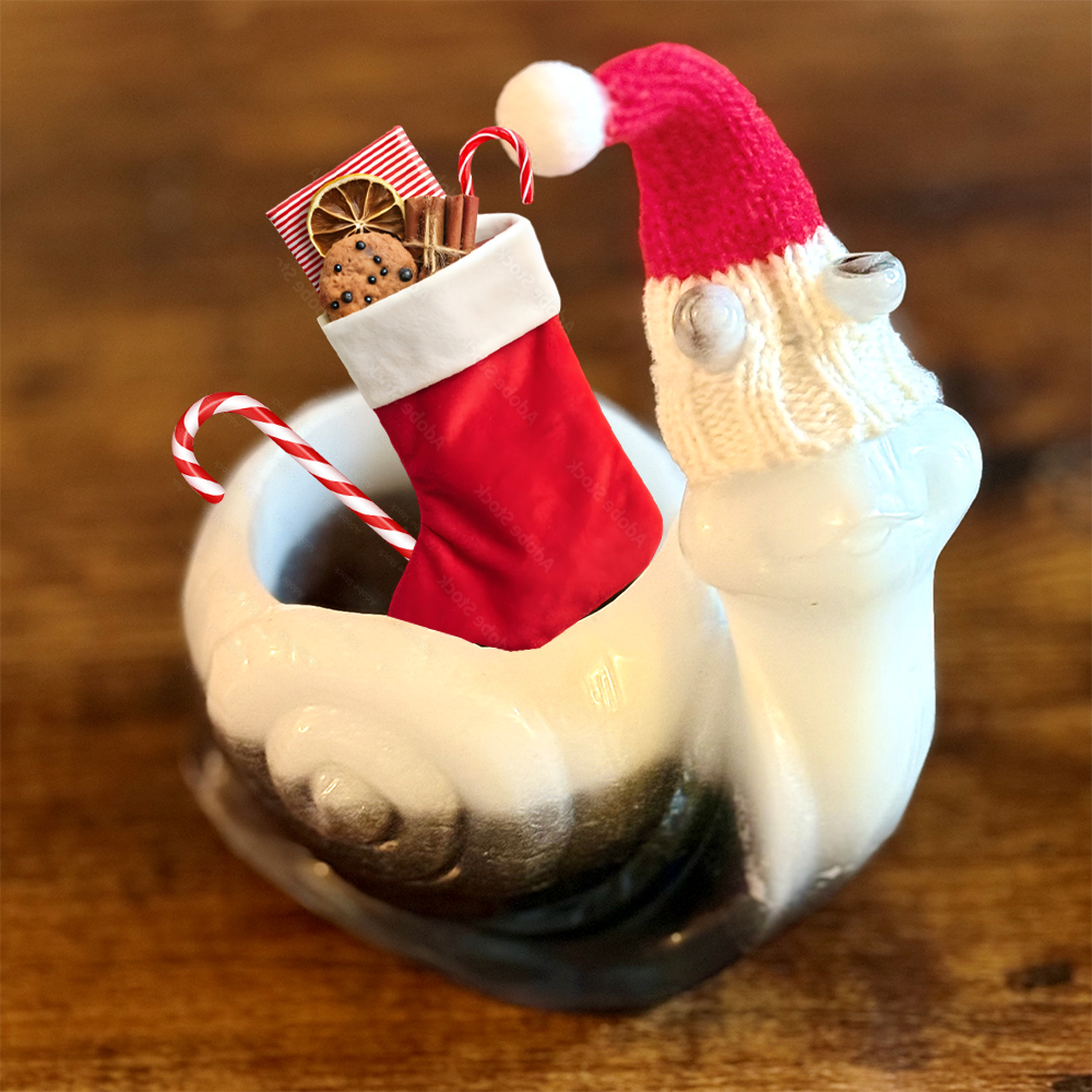 Christmas Snail Pod Pals