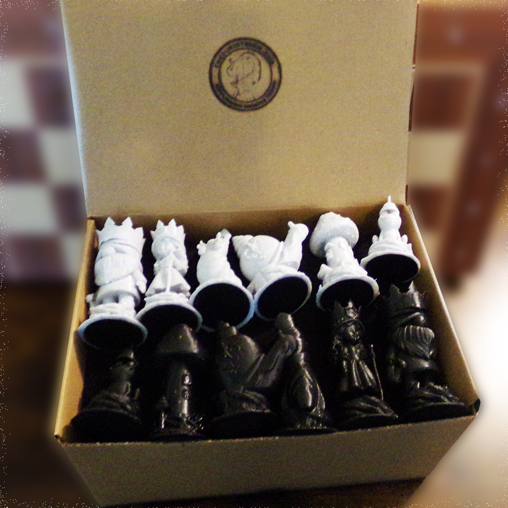 Garden Gnome Fairy Tale Ebony And Ivory Chess Set 2026