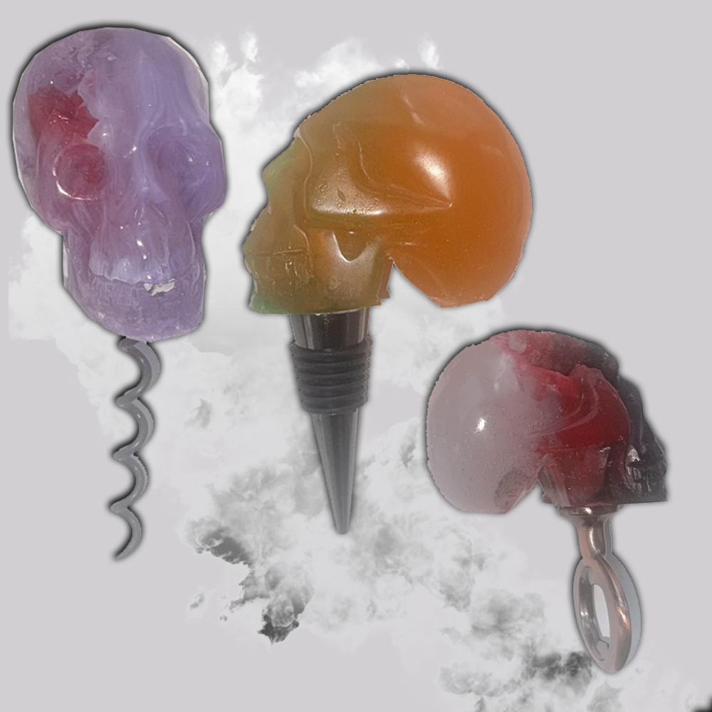 Multi-Color Skull Bar Set